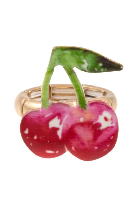 Cherry ring stretch ring