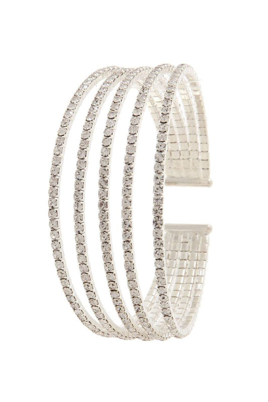 Rhinestone cuuff bracelet