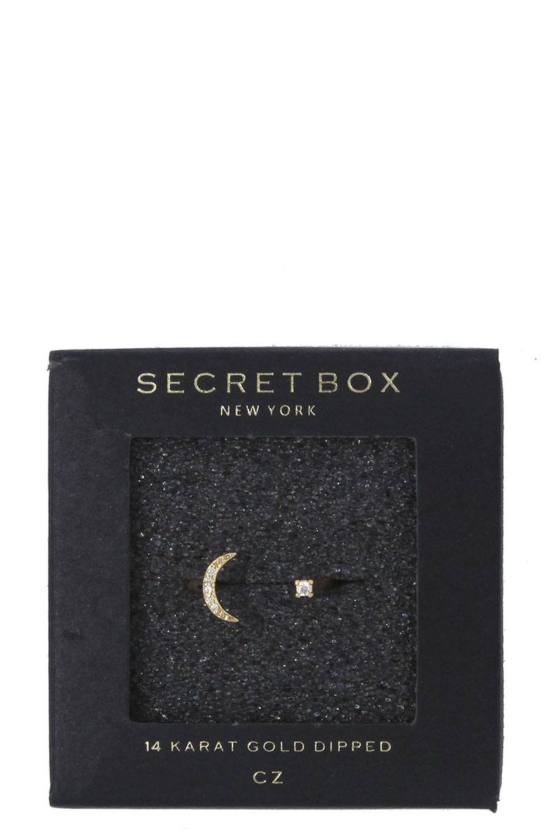 Moon open ring