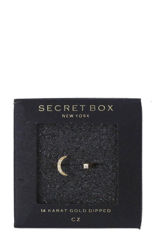 Moon open ring