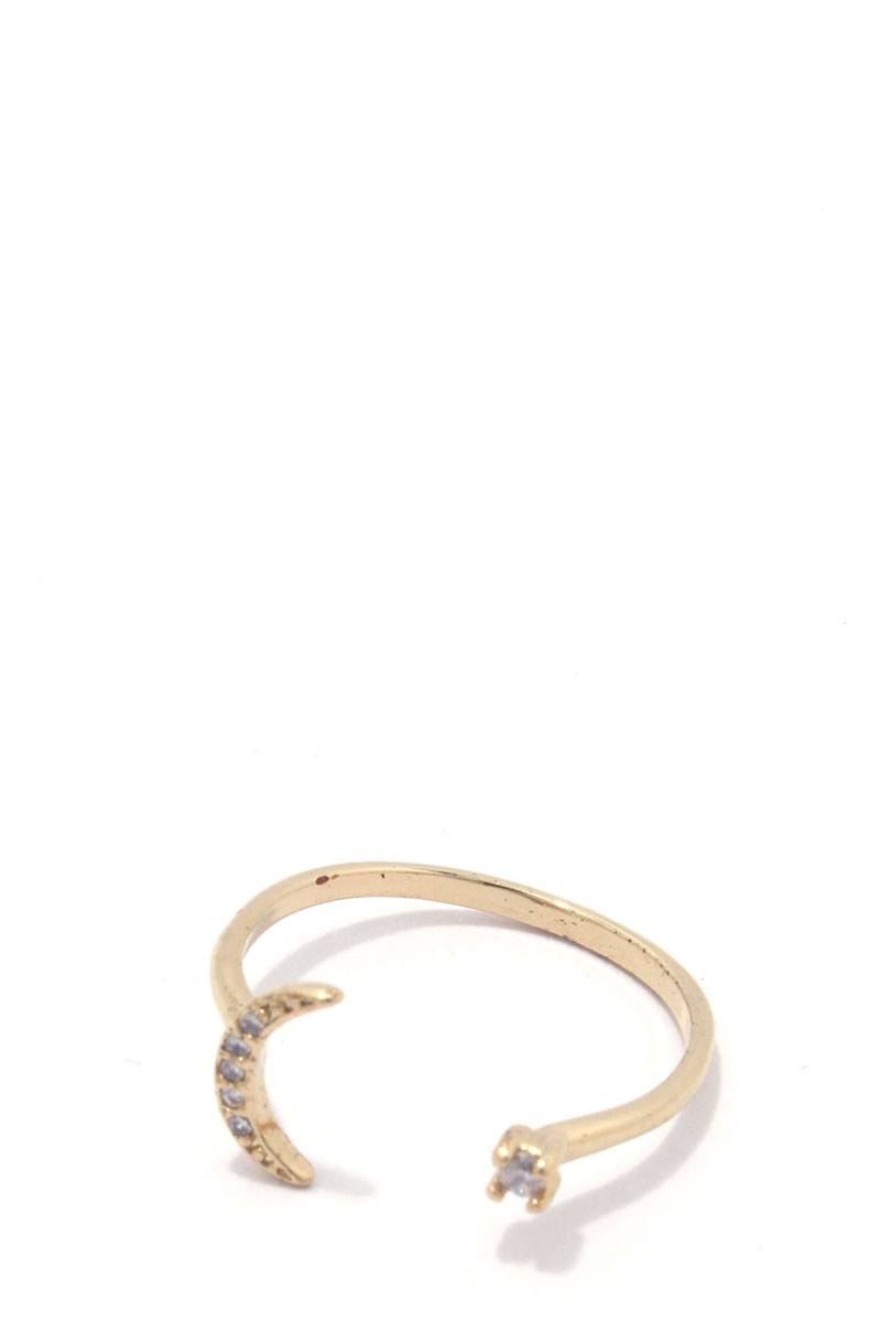 Moon open ring
