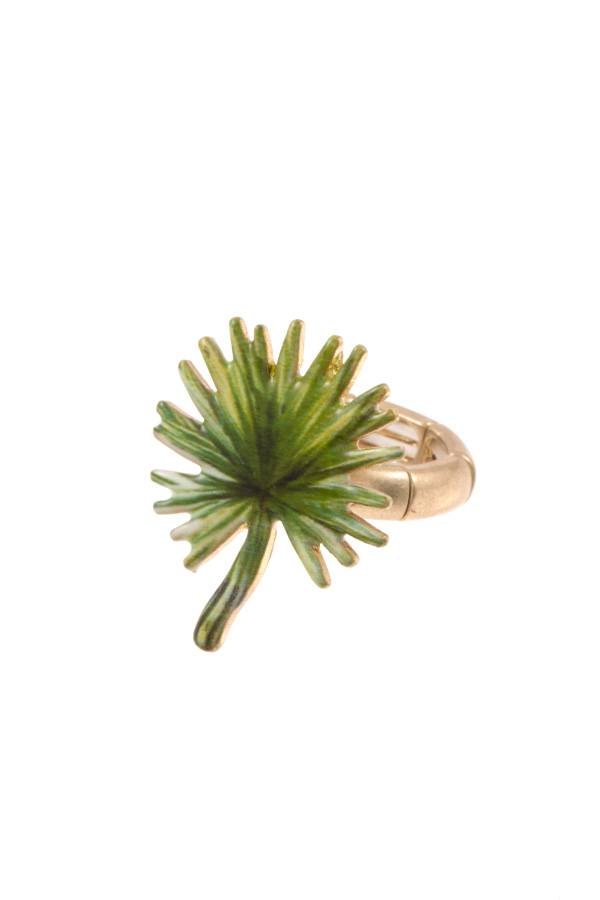 Spike leaf stretch ring
