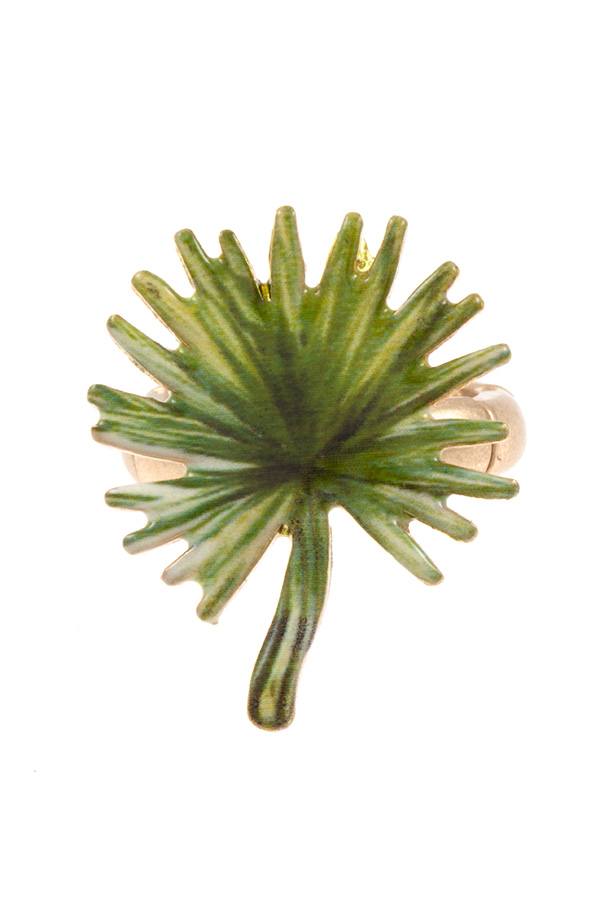 Spike leaf stretch ring
