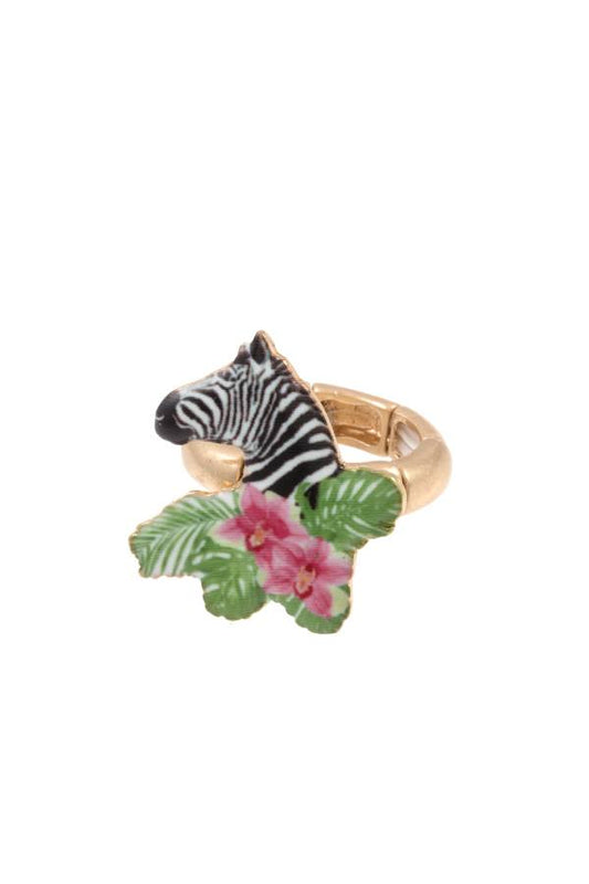 Zebra stretch ring