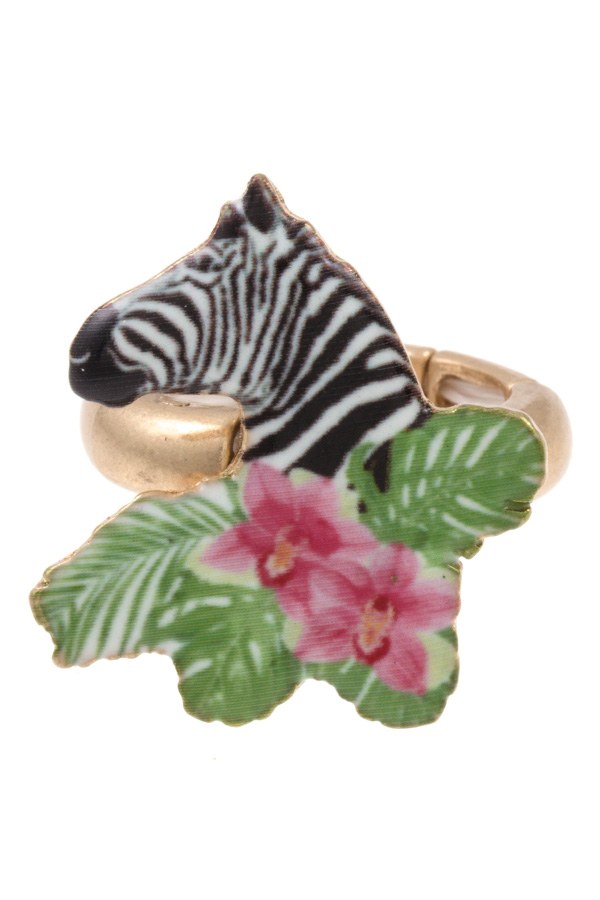 Zebra stretch ring