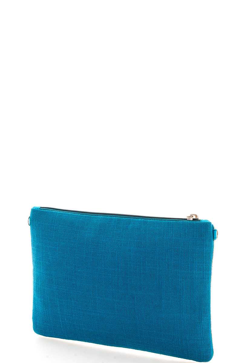 Modern spangle coool clutch with long strap