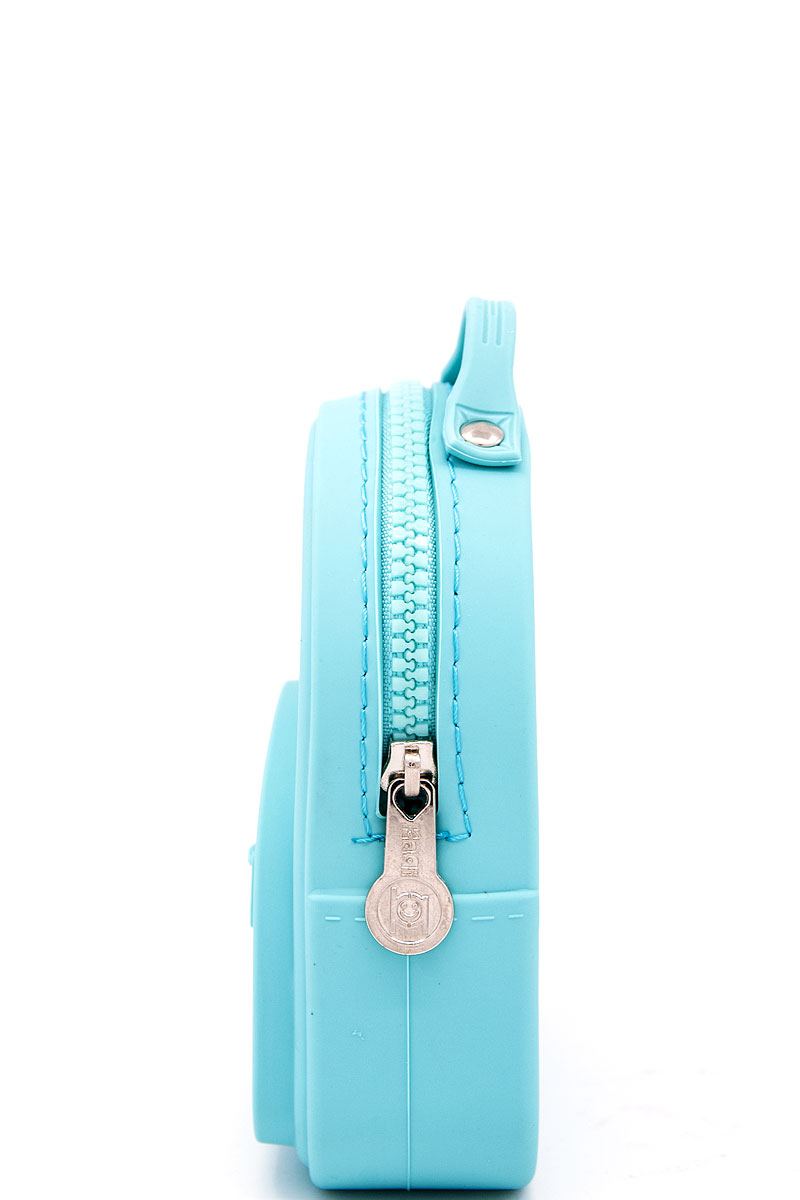 Nicole lee nikky 3d backapck design silicone coin purse wallet