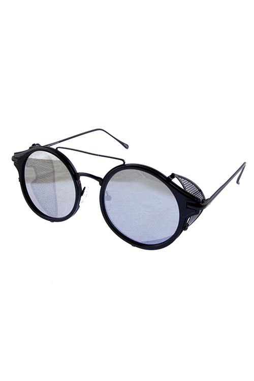 Womens rebar horned sideshield vintage inspired sunglasses