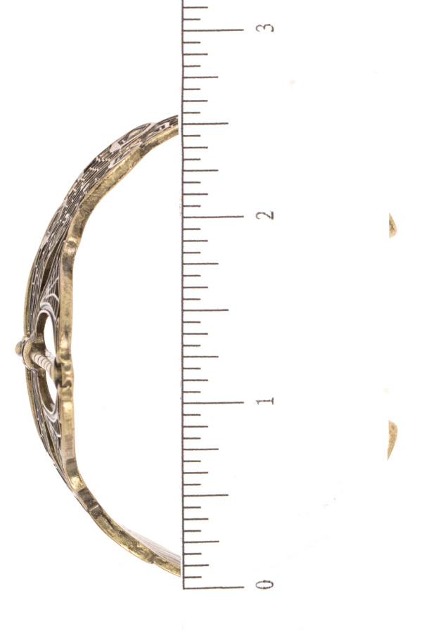 Firefly etched cuff bracelet