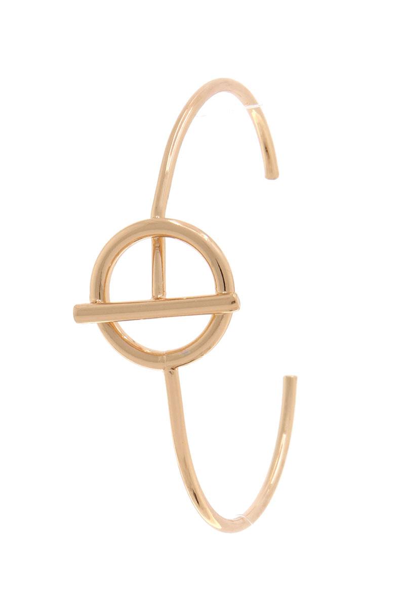 Modern geometric cuff bracelet