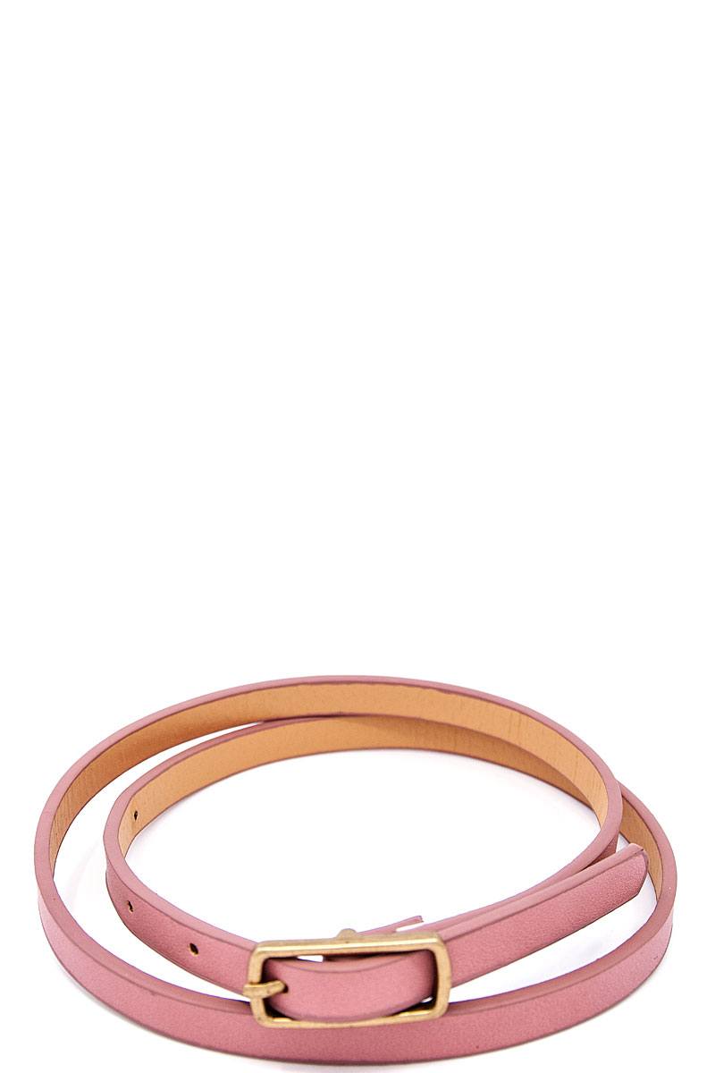 Chic skinny fashion belt