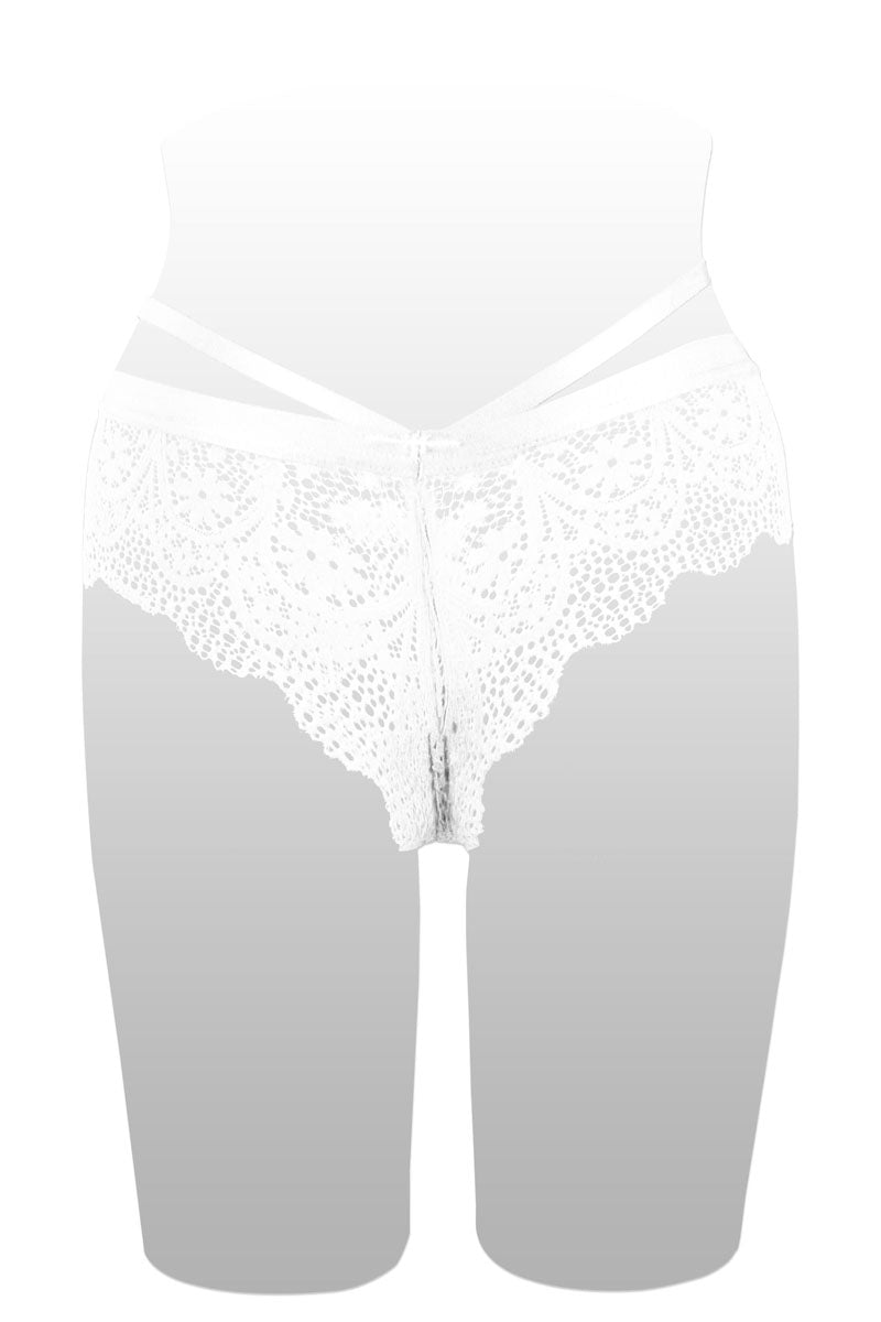 Ladies floral lace hipster