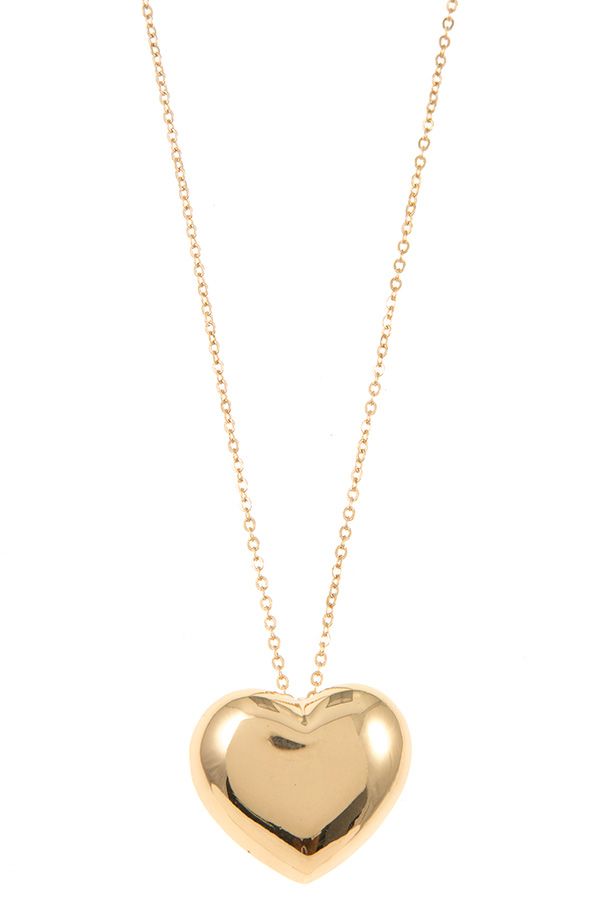 Heart pendant necklace