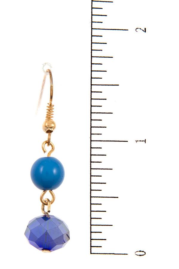 Elongated mix bead chain necklace set