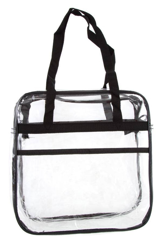 Clear mini square shoulder bag
