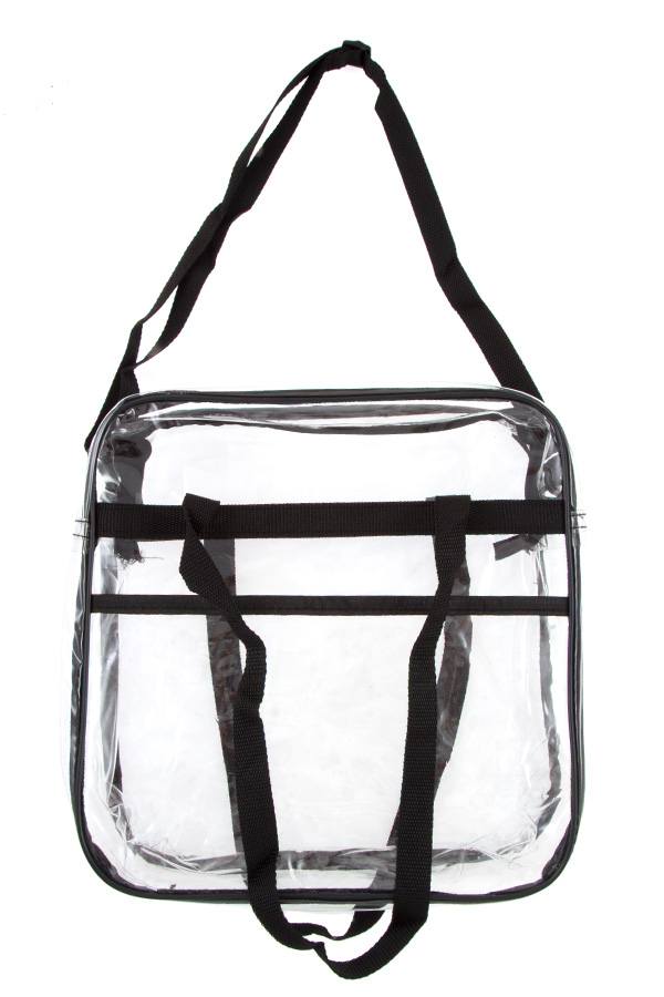 Clear mini square shoulder bag