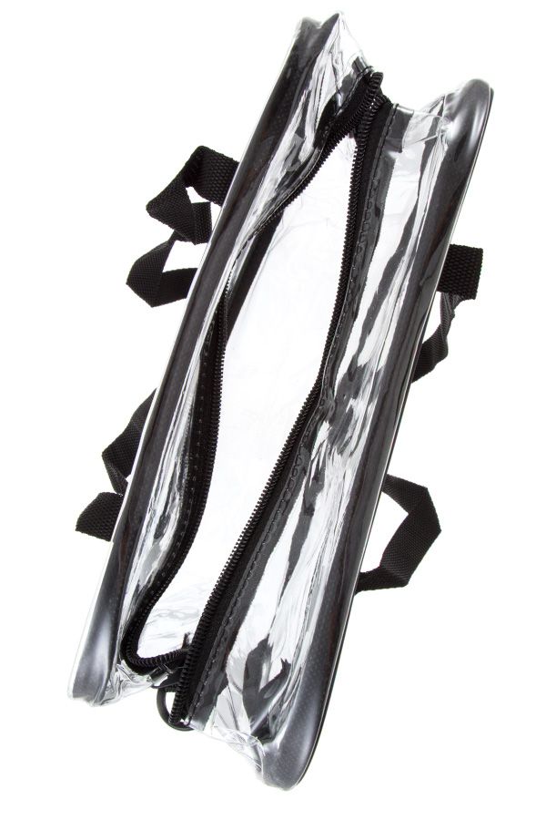 Clear mini square shoulder bag