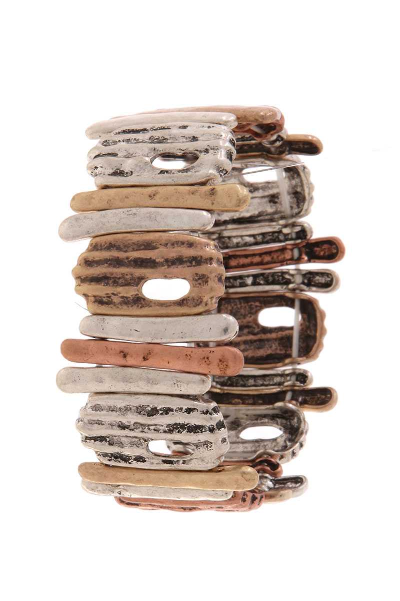 Organic shape stretch bracelet