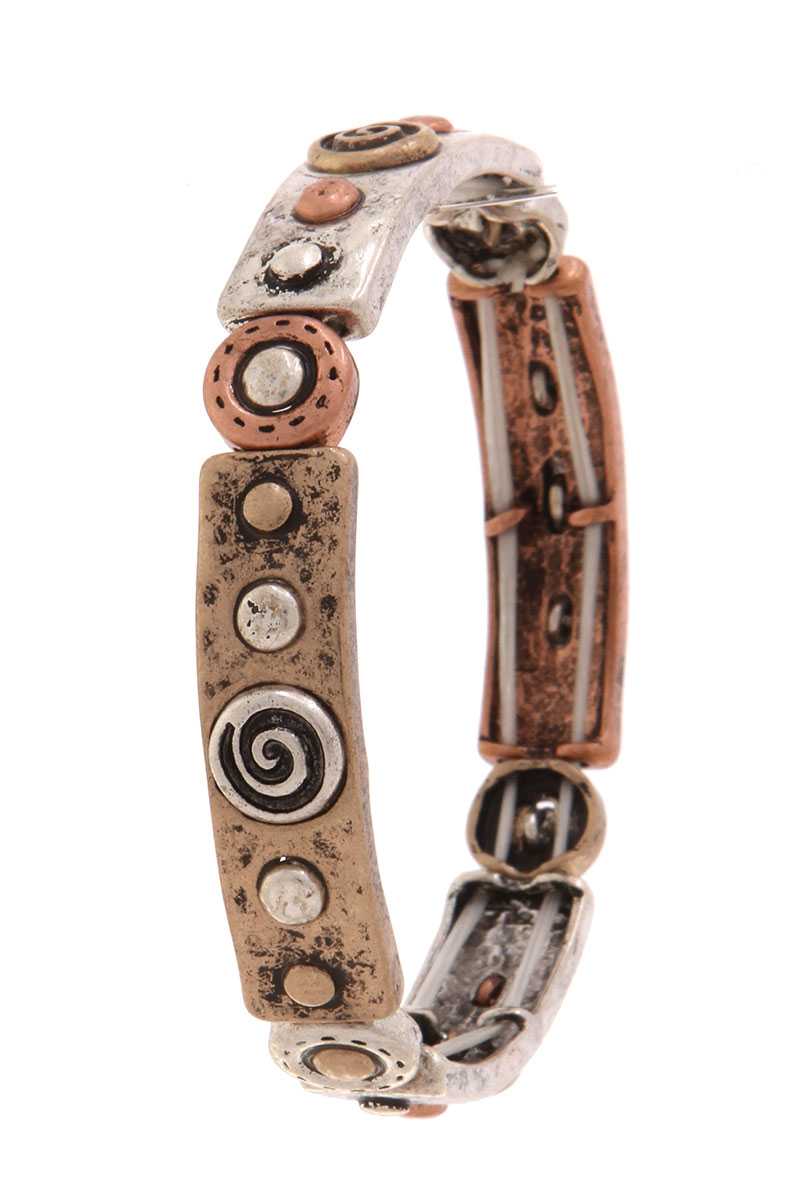 Patina stretch bracelet