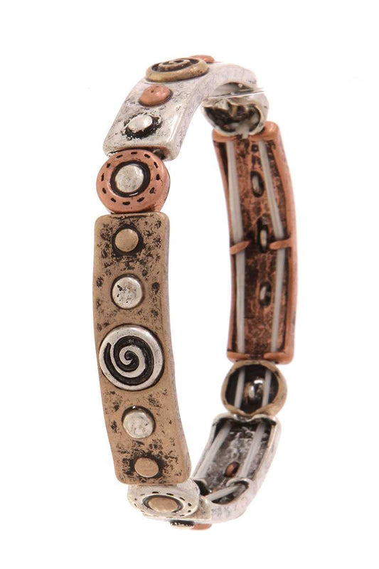 Patina stretch bracelet