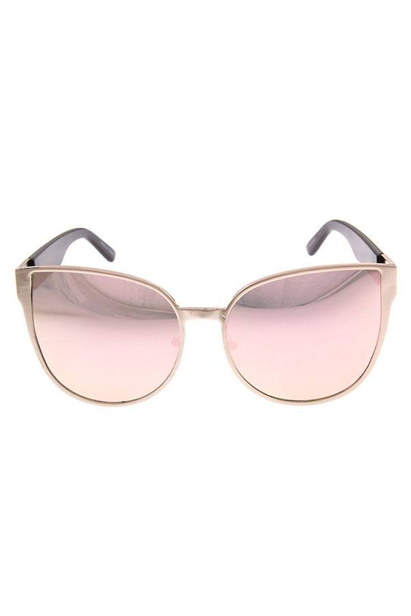 Mirror lens stylish framed sunglasses