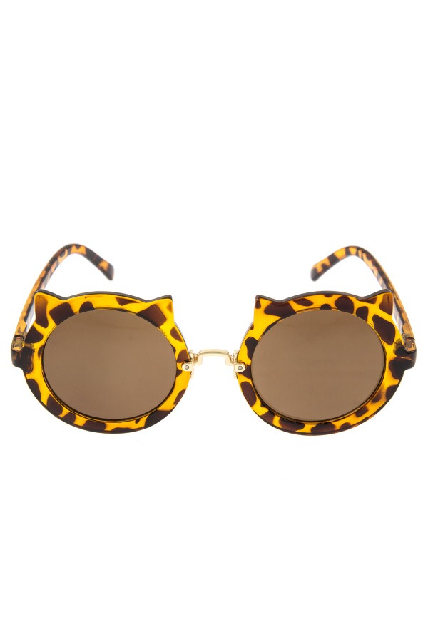 Kitty framed round lens sunglasses