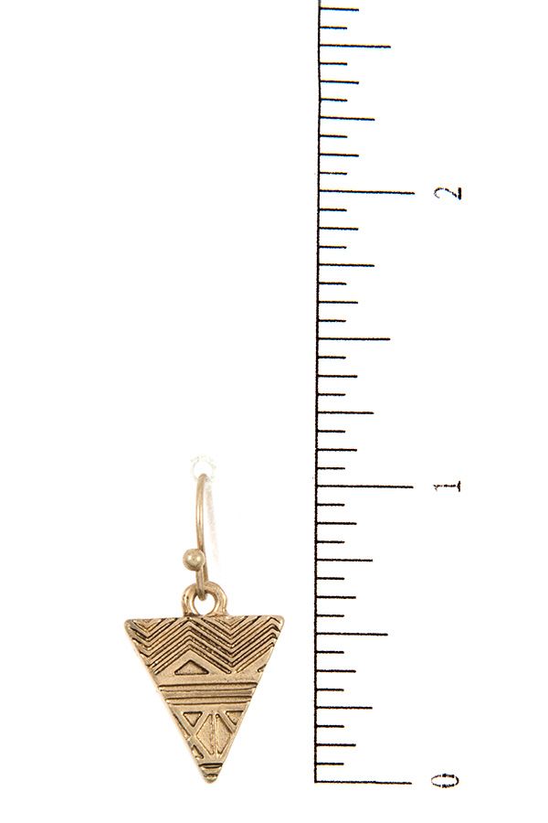 Multi layered fringe bar pendant necklace set