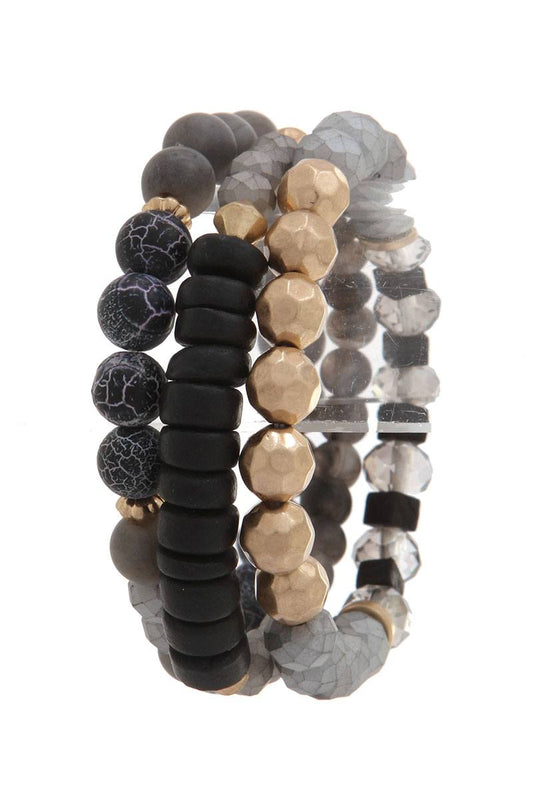 Beaded stretch bracelet