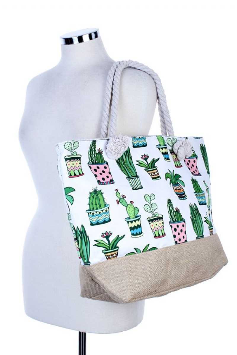 Cactus tote bag