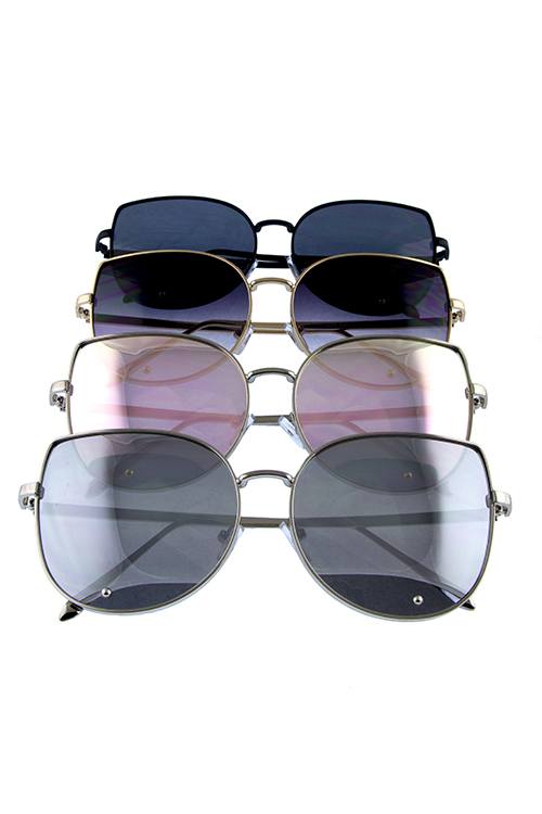 Womens metal leaf butterfly sunglasses