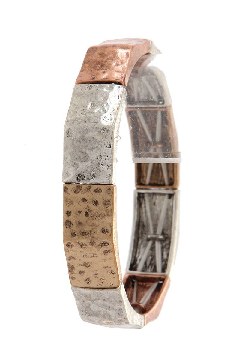 Rustic stretch bracelet