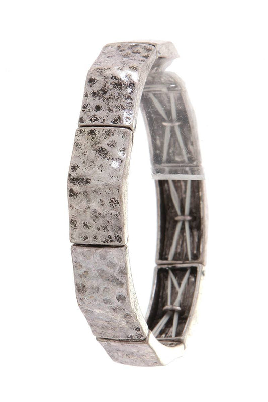 Rustic stretch bracelet