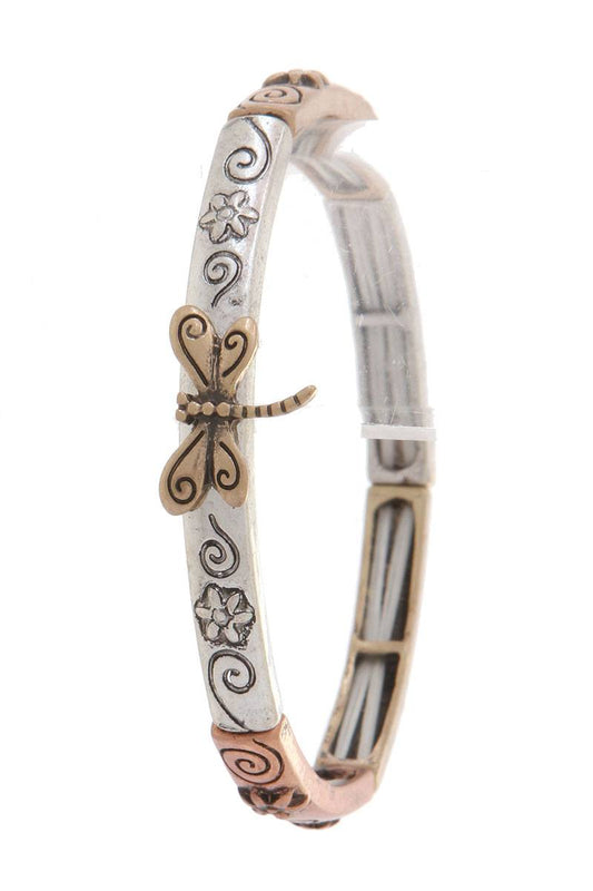 Dragonfly stretch bracelet