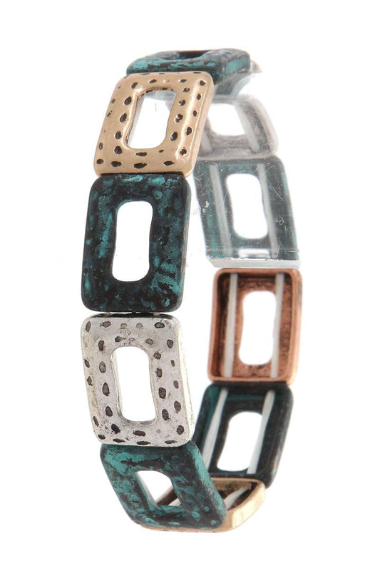 Patina stretch bracelet