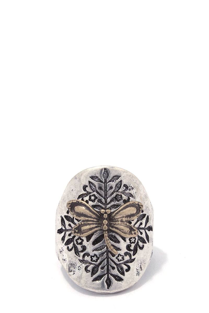 Dragon fly stretch ring