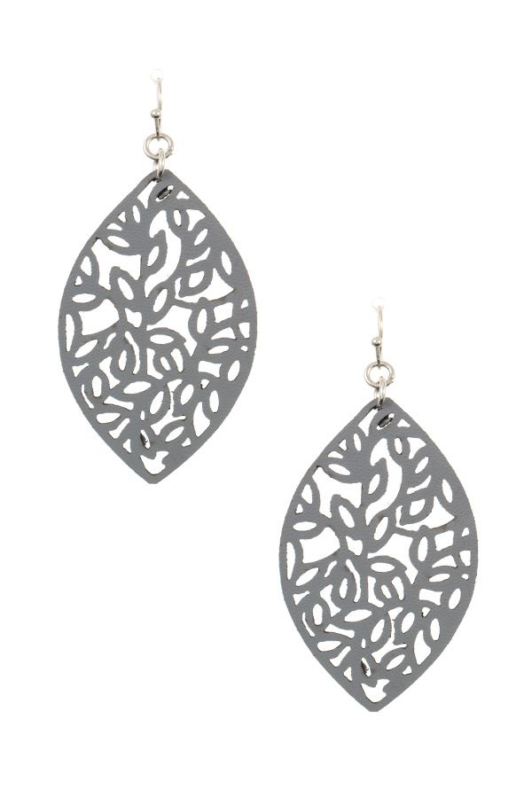 Marquise lead cut dangle earring