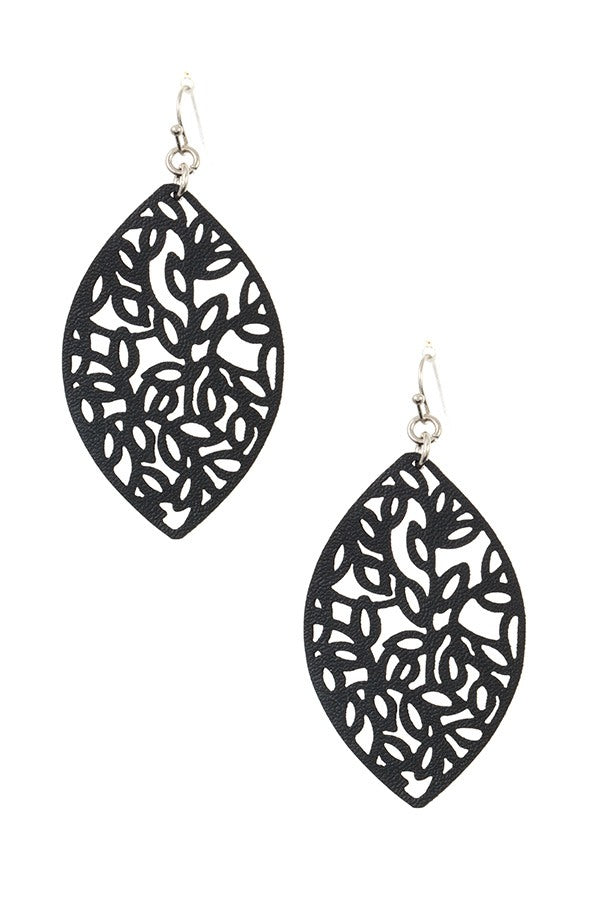 Marquise lead cut dangle earring