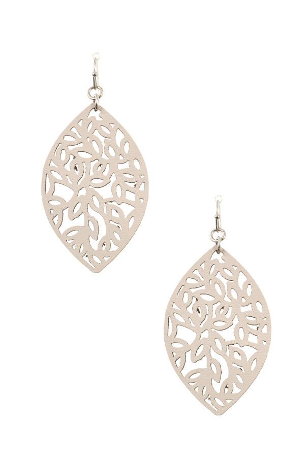 Marquise lead cut dangle earring