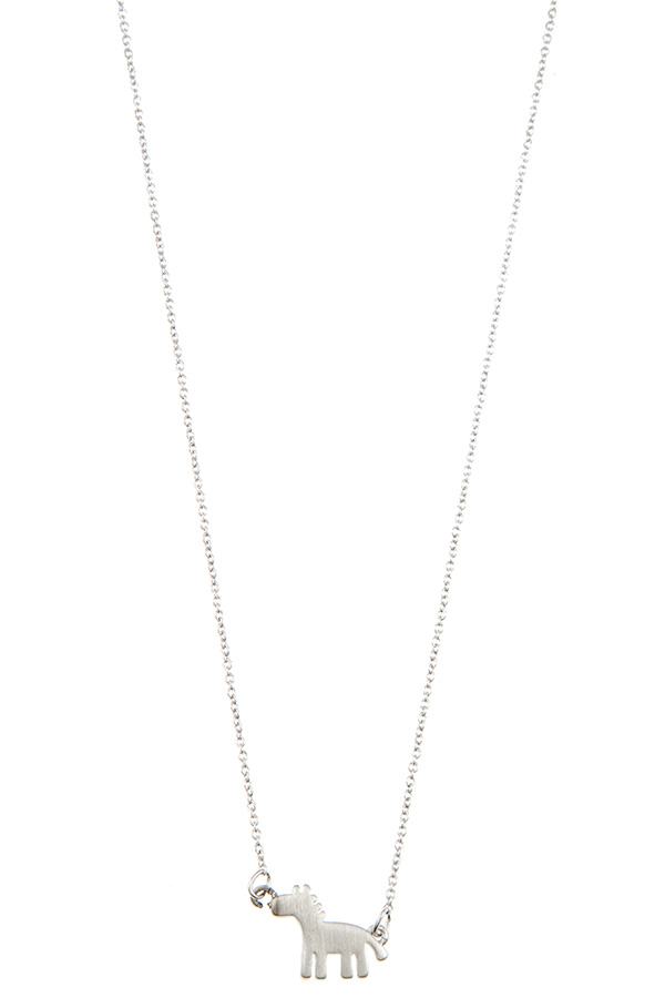 Horse pendant necklace
