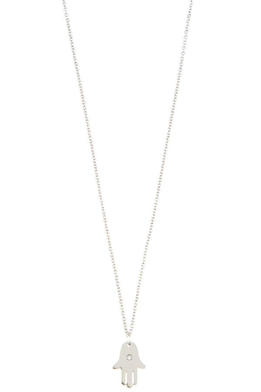 Hand pendant necklace