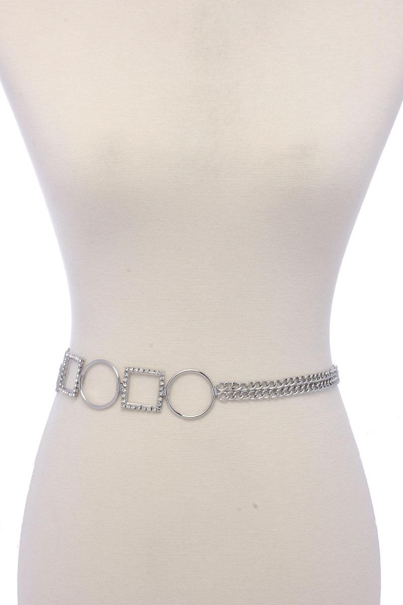 Rhinestone belt
