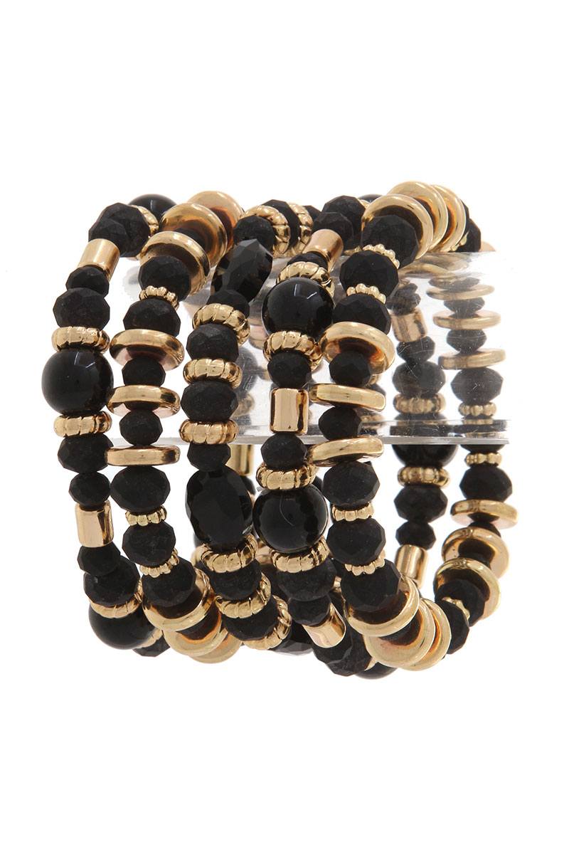 Beaded stretch bracelet