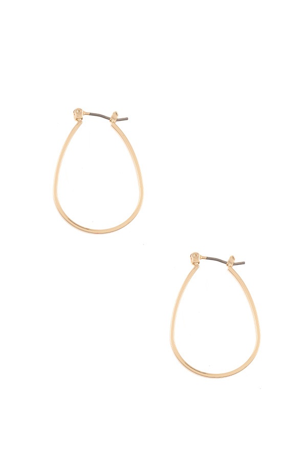 Mini cut out earring