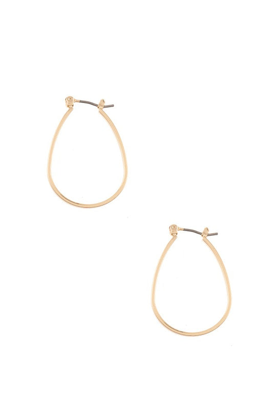 Mini cut out earring