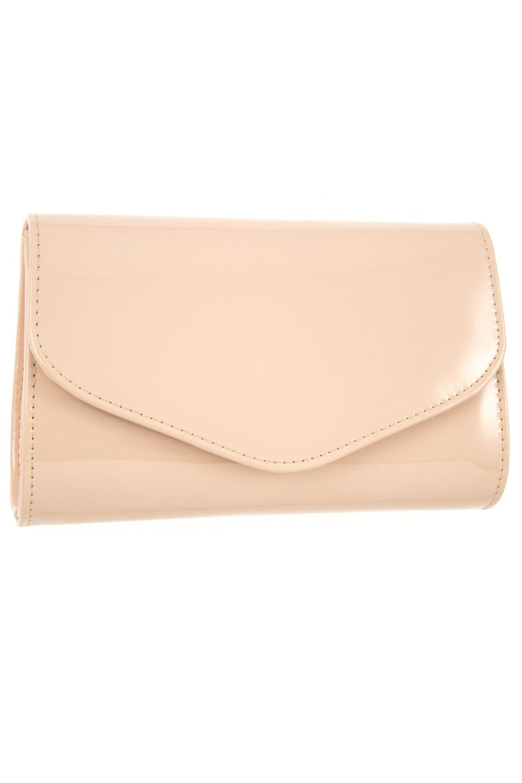 Rectangular shape patent clutch bag