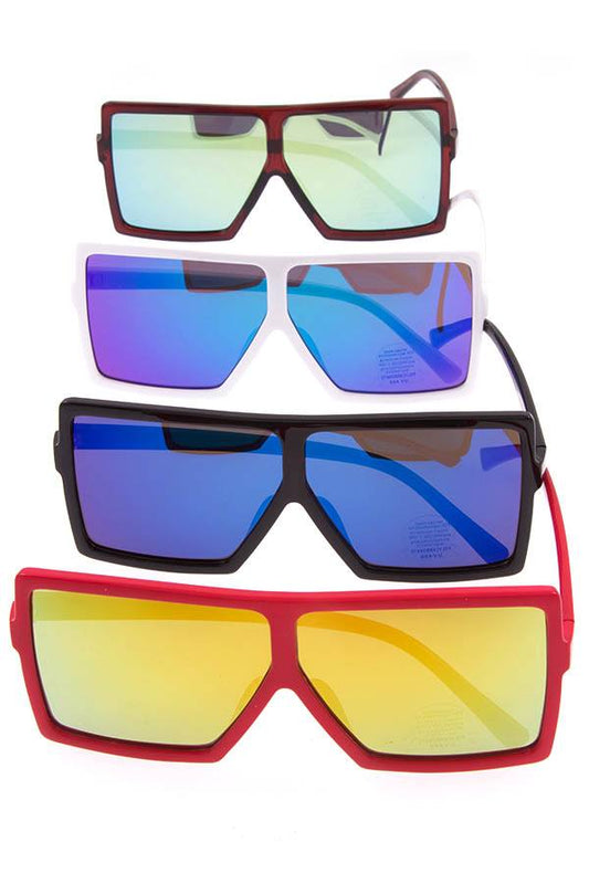 Oversize edge framed fashionable sunglasses