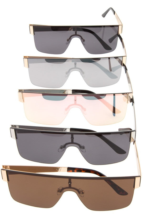 Fashionable uni lens sunglasses