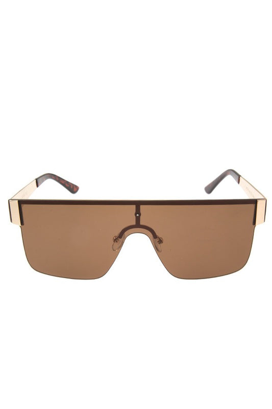 Fashionable uni lens sunglasses