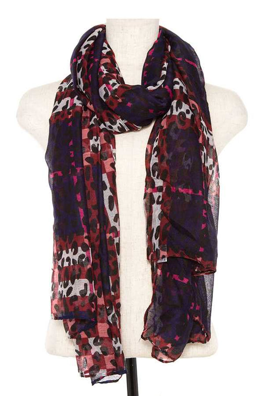 Animal print scarf