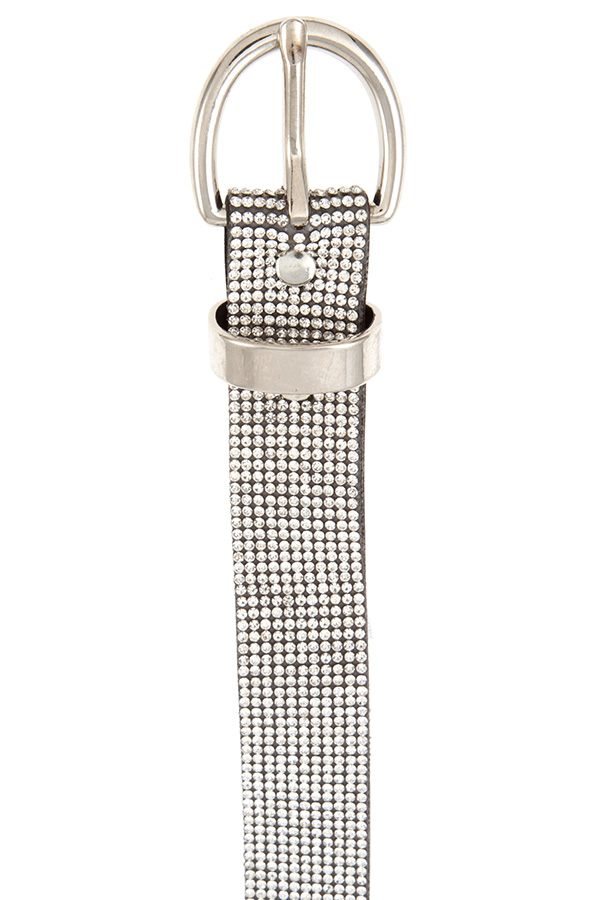 Embellished rhinestone fashion belt